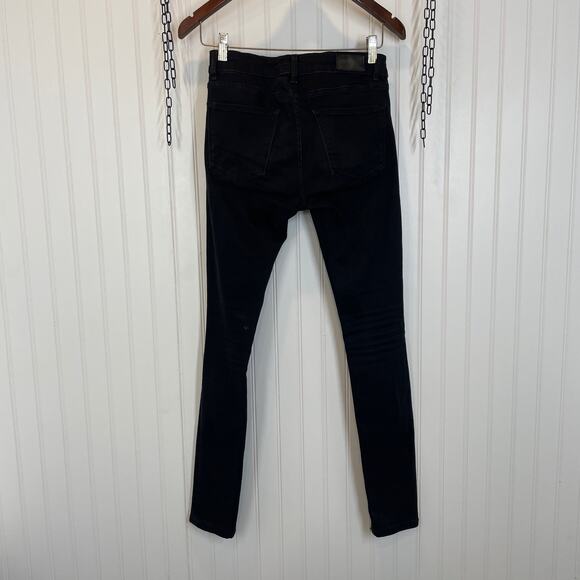 Zara Women Slim Fit Distressed Jeans 4 and Striped Halter Top Size XS & Size 4 - Picture 4 of 12